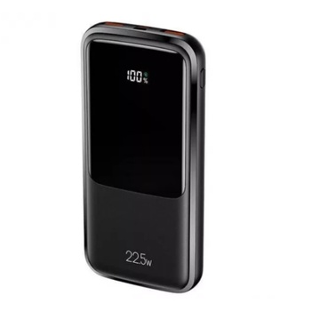 USAMS PB58 Power Bank 10000mAh 22.5W бързо зареждане, черен (USA000980) (USA000980)