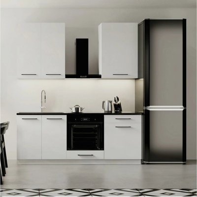 BWS Kuchynská linka EVE 200 cm biela Aster 200