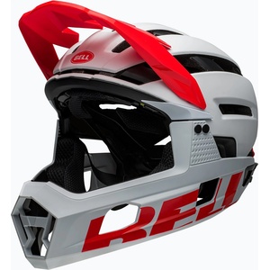 Bell Велосипедна каска Bell FF Super Air R MIPS Spherical 2023 matte gloss white/infrared