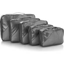 Heys Metallic Packing Cube Charcoal 5 kusů