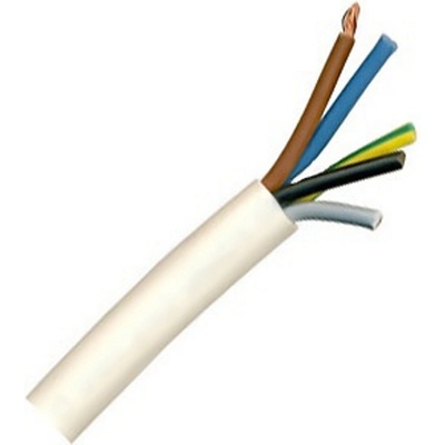 Kabel CYSY 5Cx2,5 kulatý bílý