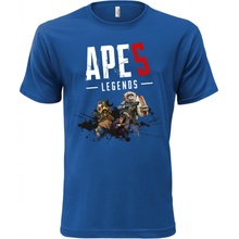 Apex Legends tričko Apes Legends modré