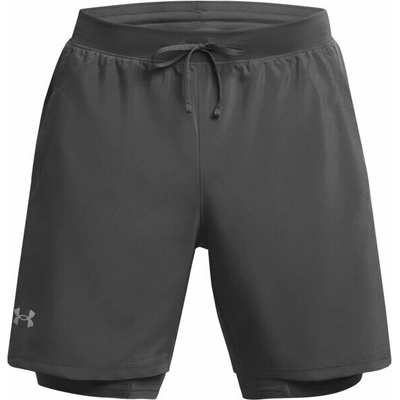 Under Armour LAUNCH 7 pánské kraťasy šedá