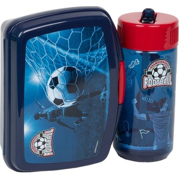 Image 1 of DERFORM - Комплект бутилка и кутия за храна FOOTBALL 19