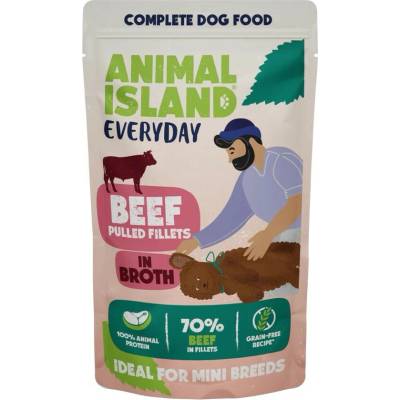 Animal Island Everyday Beef pulled fillets in broth 150 g