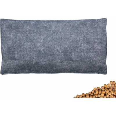 VFstyle nahrievací vankúšik s čerešňovými kôstkami 30x15 cm Grey