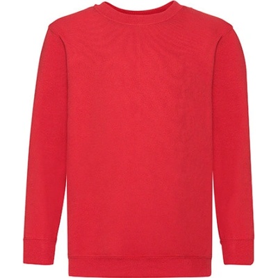 Fruit of the Loom Detská mikina 62-041-0 Red