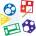Learning Resources - Шаблони за рисуване - Основни геометрични фигури (LER5440)