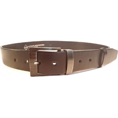 Opasek kožený AAW Belt Henry černý