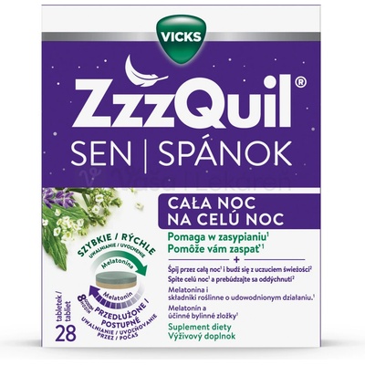 ZzzQuil Spánok na celú noc 28 tabliet
