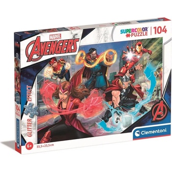 Image 1 of Clementoni - Puzzle Avengers glitter - 100 piese