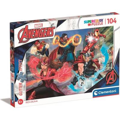 Clementoni - Puzzle Avengers glitter - 100 piese