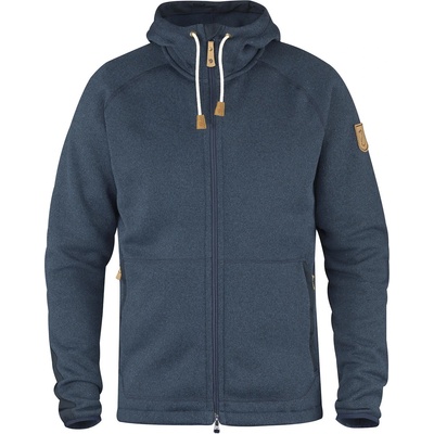 Fjällräven Мъжко поларено яке Fjällräven Övik Fleece Hoodie Fleece jacket - Navy - размер XS (005-0956-0210)