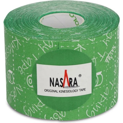 Nasara Kineziologický tejp zelená 5 cm x 5 m