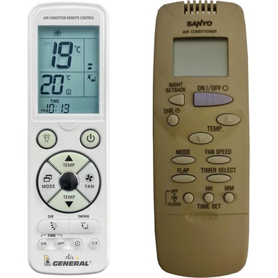 General Sanyo rcs-6hps4e-gn - луксозно с подсветка дистанционно управление (rcs-6hps4e-gn)