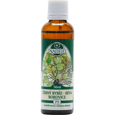 Naděje Ríbezľa borovica vinič tinktúra z púčikov P9 50 ml