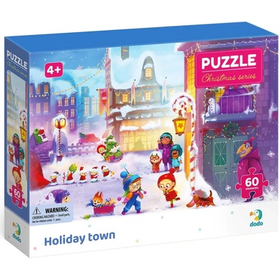 dodo Пъзел DoDo от 60 части - Празничен град (300576)