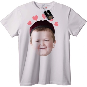 NOONEBRAND Тениска с детско сърце - 2XL, Black