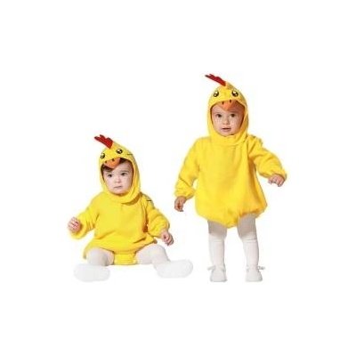 BigBuy Carnival Маскировъчен костюм за бебета Пиле Размер 12-24 месеца