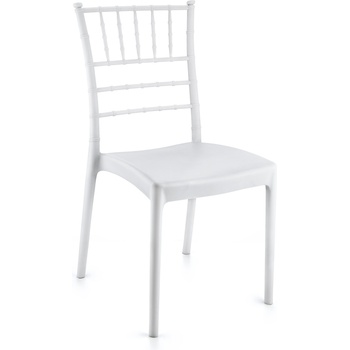 Irak plastik ИП-Пластмасов стол "TIFFANY" 44x42xh92cm БЯЛ (HK-350) (0131649)