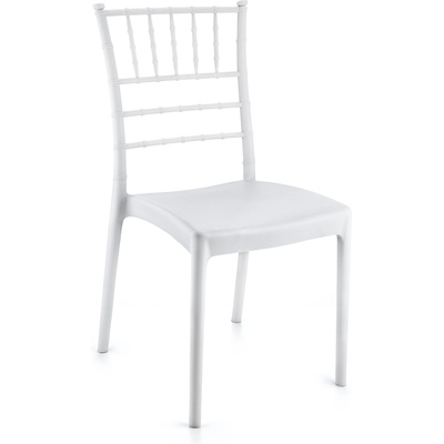 Irak plastik ИП-Пластмасов стол "TIFFANY" 44x42xh92cm БЯЛ (HK-350) (0131649)