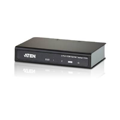 HDMI сплитер ATEN VS182A, от 1x HDMI(ж) към 2x HDMI(ж), до 15м, до Ultra HD резолюция, 3D поддръжка, 1 устройство (VS182A)
