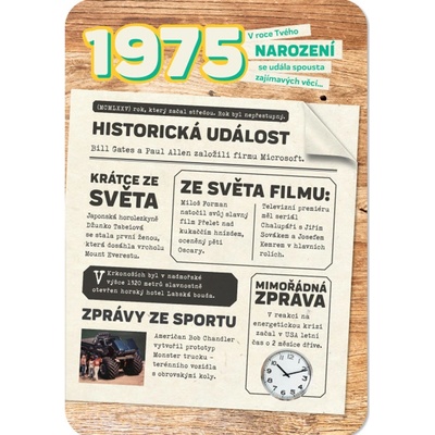 Retro přání - 1975 – Zboží Dáma