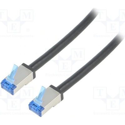 Logilink CQ7113S patch, S/FTP, 6a, licna, Cu, PE, 20m, černý