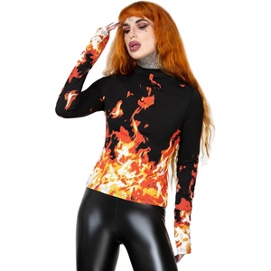 KILLSTAR дамска тениска с дълъг ръкав KILLSTAR - Carrie - Многоцветна - KSRA009709