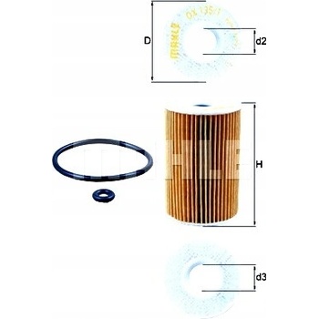 Knecht OX 1351D Olejový filter