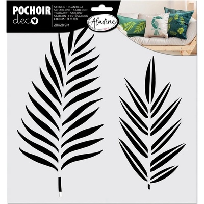 Aladine Šablona 28x28 cm Traviny – Zbozi.Blesk.cz