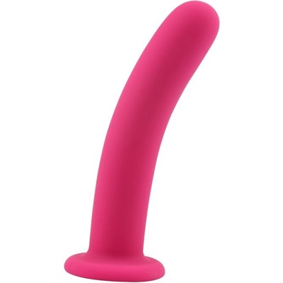 Ce bound připínací dildo s přísavkou 18 cm hladké růžové