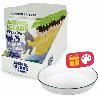 Animal Island Everyday Turkey and tuna in broth Box 12 x 85 g