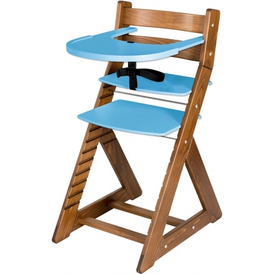 Hajdalánek Rostoucí židle Ela velký pultík dub tmavý / modrá