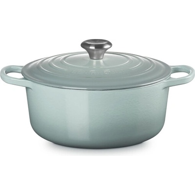 Le Creuset Liatinový hrniec okrúhly s pokrievkou 26cm/5,3l Sea Salt