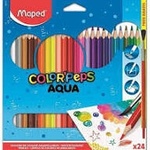 Maped Акварелни моливи MAPED Color Peps Aqua 24 цвята