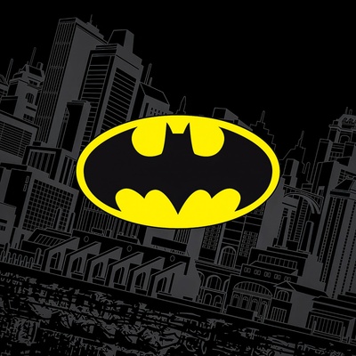 Carbotex Magický dětský froté ručník BATMAN, černý, 30 x 30 cm
