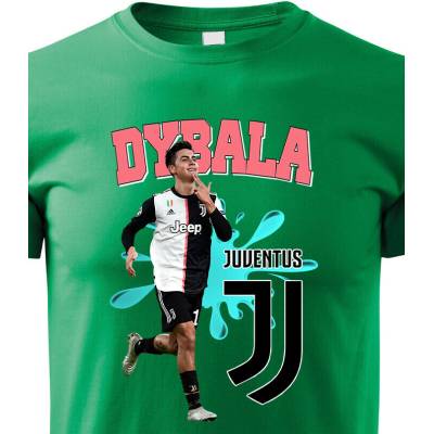 Dětské tričko Paulo Dybala ZelenáCanvas Dětské tričko Bezvatriko.cz 2044