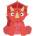 Orange Tree Toys Дървен пъзел Orange Tree Toys - Трицераптор, 4 части (OTT06777)