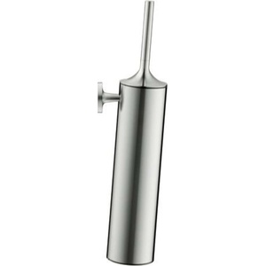 Duravit Starck T - Стенна четка за тоалетна с държач, матирана неръждаема стомана 0099467000 (0099467000)