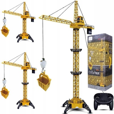 CHEETAH TOYS stavební jeřáb 128 cm s funkcemi na kabel