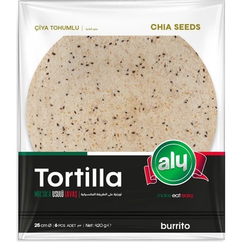 ALY Чия семена Тортила 25 см 6 бр