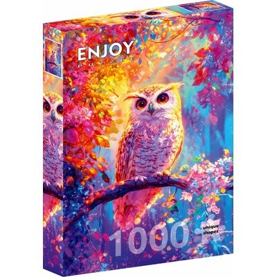 ENJOY Rozkvitnutá sova 1000 dielov