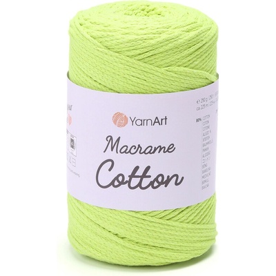 Yarn Art Macrame Cotton 801 zařivá jarní zelená