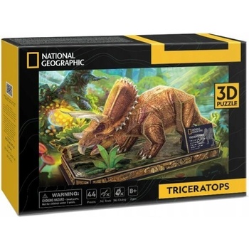 CubicFun 3D puzzle National Geographic: Triceratops 44 ks