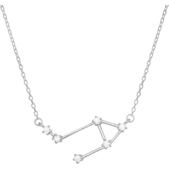 Silenti Jewelry Сребърно колие "Съзвездие Везни