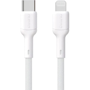 Dudao L9X 30W USB-C - Lightning кабел 2m - бял (L9X_white 2M)