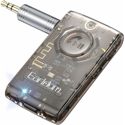 Earldom Bluetooth ресивър (приемник) Earldom ET-BR01, 3.5mm жак, USB C(ж), черен (DF40348)