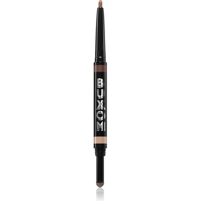 BUXOM Cosmetics FLIP SIDE DUAL-ENDED EYELINER & SHADOW кремообразни сенки за очи и очна линия с молив цвят Champagne and Chocolates 0.78 гр
