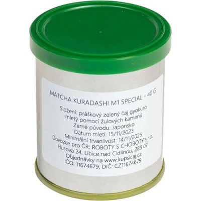 Čajovna Setkání Matcha Kuradashi M1 Special 40 g